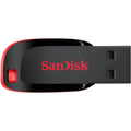 SanDisk Cruzer Blade, USB 2.0, Flash drive, Pendrive, Red, 5Y Warranty